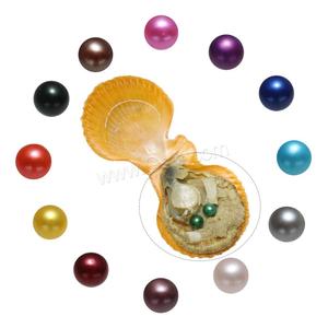 Cina all'ingrosso di perle coltivate di alta qualità gemelle di patate 7-8mm perle in guscio di ostrica - Product Image 4
