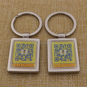 Llavero Promocional Personalizado <span class=keywords><strong>de</strong></span> Metal Cuadrado con Código SA - Product Image 3