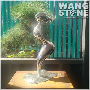 Scultura Moderna di Ballerina in Acciaio Inossidabile per Decorazione <span class=keywords><strong>Giardino</strong></span> - Product Image 6