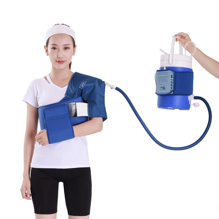 Frozen Shoulders Therapy Device Electric Cold Therapy Ice Pack Cryo Shoulder Cuff Cooler