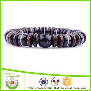 Cocotero personalizado con beaded nativo americano joyas pulsera - Product Image 5