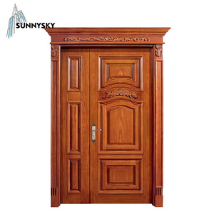 Porta in Legno Massello su Misura con Immagini e Design Personalizzati, Realizzata da Falegname del Qatar - Product Image 3