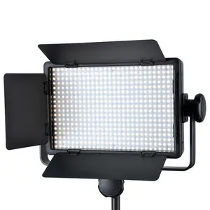 GODOX LED500 LED 비디오 램프 조명 사진 조명 3300K-5600K DSLR 카메라 캠코더 사진 스튜디오