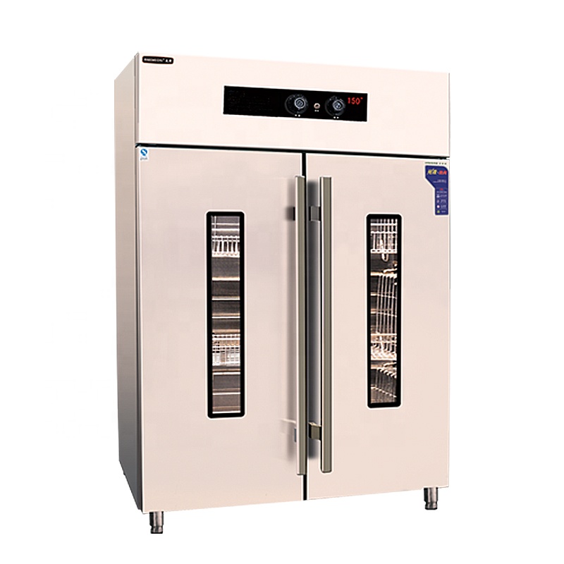 Movable commercial kitchen ultraviolet light high temperature ozone sterilizer tableware electric dish disinfection cabinet