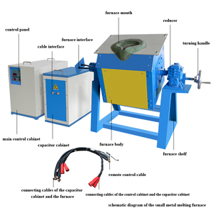 Machine à faire fondre l'or, four à <span class=keywords><strong>induction</strong></span> pour la fusion des métaux - Product Image 5