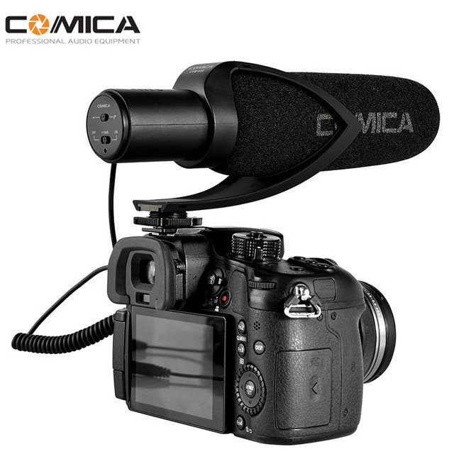 On-Camera Microphone,Comica CVM-V30 Pro for Video Recording, Interviewing and for Camera As Canon Nikon and More