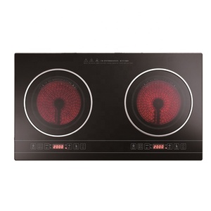 Cuiseur à <span class=keywords><strong>Induction</strong></span> industriel/ODM, w, OEM/ODM, appareils ménagers, avec appareils de cuisine, <span class=keywords><strong>plaque</strong></span> en verre à Double brûleur, cuiseur en céramique - Product Image 1