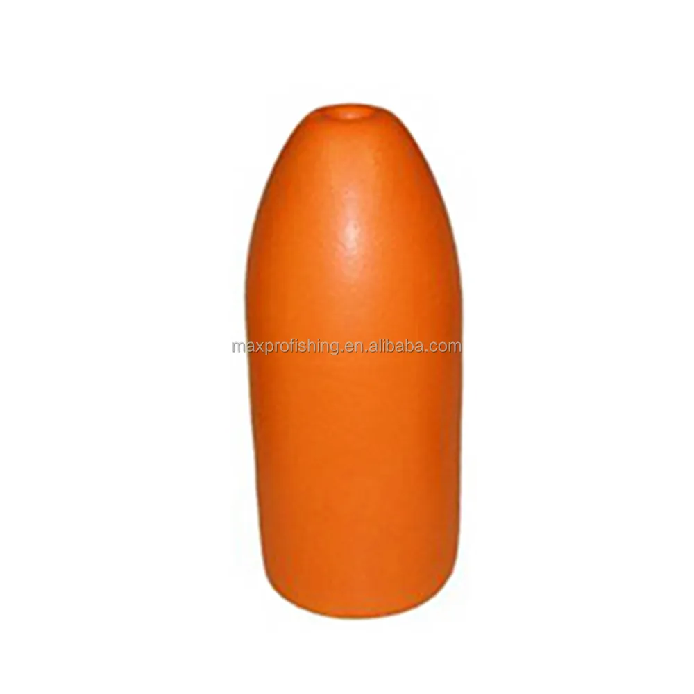 Commercial Crabbing Foam Fishing Orange Bullet PVC Floats