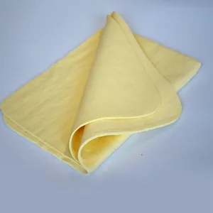 Yellow Chamois Leather Car Clean Cloth