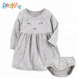 Guangzhou bébé robe vêtements fournisseurs, 2018 style nouveau-né bébé vêtements ensembles pour filles - Product Image 3