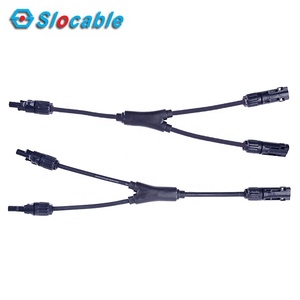 Connecteur solaire mâle à femelle, câble solaire 4 mm2 personnalisé, prise de branche Y, connecteur PV solaire 2 à 1 - Product Image 3