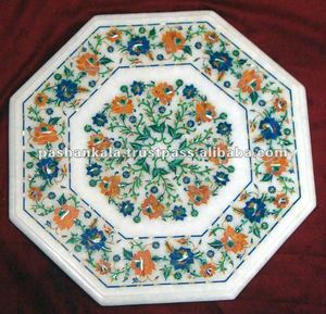 Marqueterie De marbre Octogonale Table Tops - Product Image 1