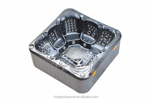 Dark สีดำ5คน106Jets 2โกหก Hot Tub Spa สระว่ายน้ำ,สบายนวดสระว่ายน้ำสำหรับ Home และโรงแรม (KGT-JCS-85) - Product Image 2