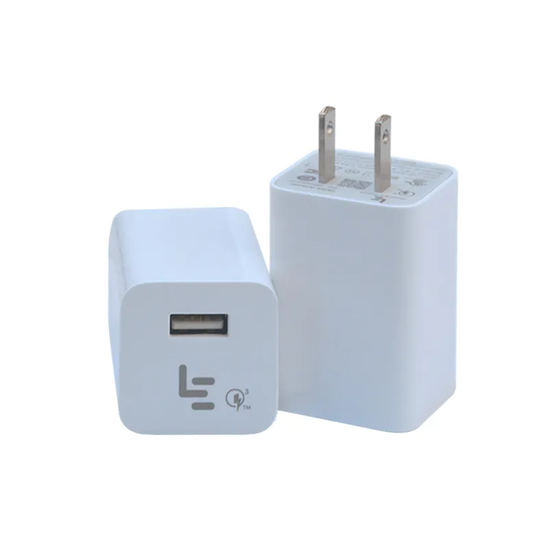 9V/2A US Socket QC3.0 Wall Charger Letv Single Port Fast Charging Wall Charger