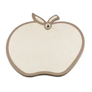 Apple and pear shape wheat straw cutting board