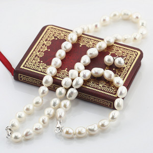 Juego de Perlas Negras Barrocas de Agua Dulce Naturales Reales de Grado AA de 10-11 mm - Product Image 6