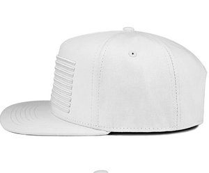 2026 Custom World Football Sports Cup Country Flag 3d Embroidered 5 Panel <strong>Flat</strong> Brim All <strong>White</strong> Snapback Sports Hat <strong>Cap</strong> - Product Image 4