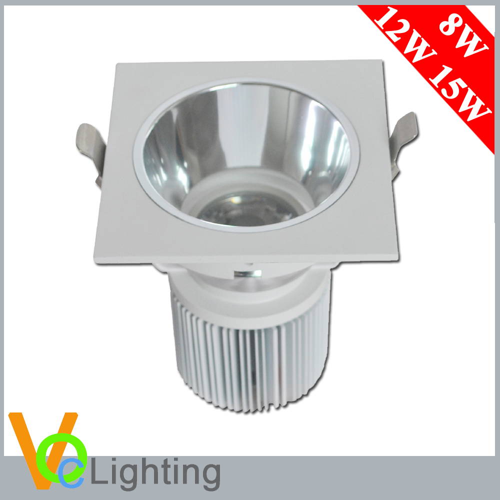 Source de Lumière Led Haute Puissance 4 Pouce Encastré Led Plafond Spot Light 15 Watt