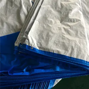 120g العرض: 4m قوية مشمع من متعدد الإيثيلين مضاد للماء HDPE قماش مشمع مغطى