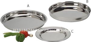 Assiette à soupe en acier inoxydable - Product Image 2