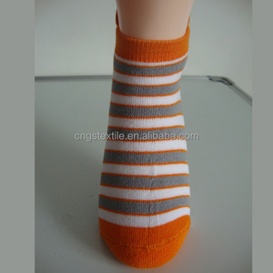 pleine rouge et <span class=keywords><strong>blanc</strong></span> rayé gris foncé bout et talon <span class=keywords><strong>coton</strong></span> dames filles femmes cheville chaussettes - Product Image 5