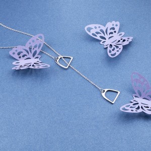 <span class=keywords><strong>Collana</strong></span> con Ciondolo a Staffa in Acciaio Inossidabile <span class=keywords><strong>Argento</strong></span> e Oro, Gioielli Ippici di Alta Qualità per Donna, Collezione 2025 - Product Image 3