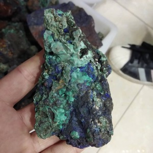 Espécimen mineral Natural de <span class=keywords><strong>malaquita</strong></span> de <span class=keywords><strong>azurita</strong></span>, precio bajo - Product Image 5