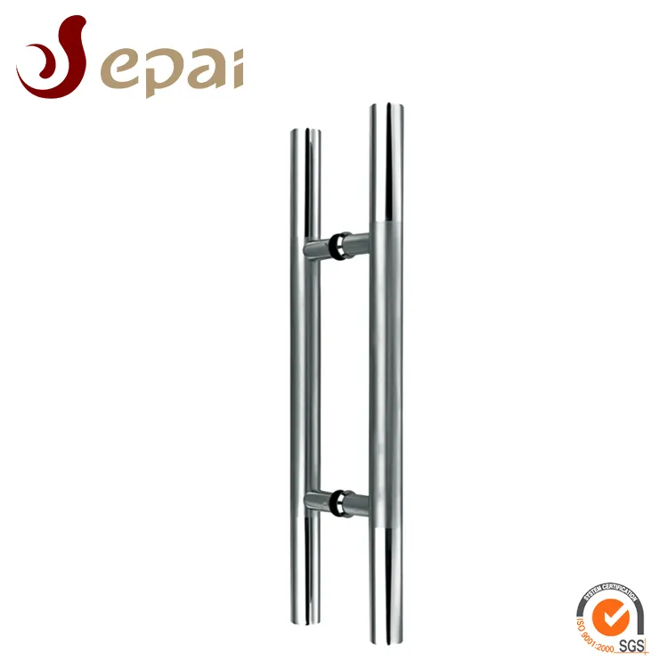 Foshan factory stainless steel ladder door pull handle for frameless glass door