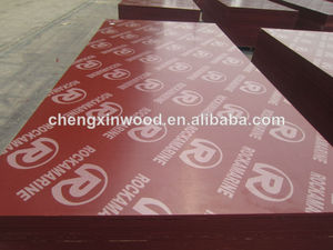 película de color rojo de madera contrachapada se enfrentan con <span class=keywords><strong>el</strong></span> logotipo de alta para la construcción de edificios - Product Image 1