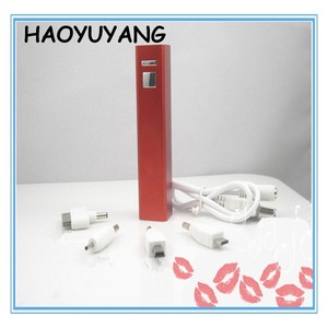 2016 Regalo Barato Paquete <span class=keywords><strong>de</strong></span> Energía Del Cargador Portable 2600 mAh PowerBank Del Cilindro <span class=keywords><strong>de</strong></span> Aleación <span class=keywords><strong>de</strong></span> Teléfono - Product Image 1