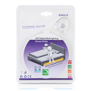 LED cama tiras de luz Luz de Sensor para habitación del <span class=keywords><strong>arancel</strong></span> <span class=keywords><strong>aduanero</strong></span> común y luz regulable RGB de carga de la batería de - Product Image 1