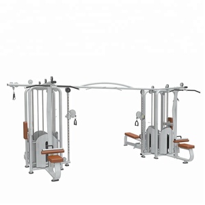 Équipement de fitness multifonctionnel commercial DFT-872, <span class=keywords><strong>8</strong></span> stations, équipement de salle de sport commercial <span class=keywords><strong>multi</strong></span>-stations - Product Image 1