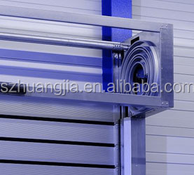 Bên Ngoài Tự Động Nhôm Hoặc Thép Tốc Độ Cao An Ninh Con Lăn Shutter Nhà Cổng Grill Designs Cửa Sắt Hiện Đại Cửa Đôi E - Product Image 6