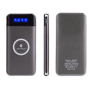 Nueva llegada portátil Delgado 20000 mAh Banco de la energía <span class=keywords><strong>Qi</strong></span> cargador inalámbrico de carga rápida <span class=keywords><strong>Powerbank</strong></span> - Product Image 4