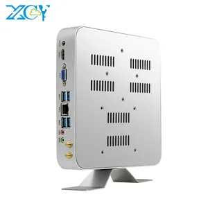 XCY Core i3 6100U Mini-PC DDR3 8GB 4K HTPC Nettop PC Mini-Desktop-Computer mit Lüfter