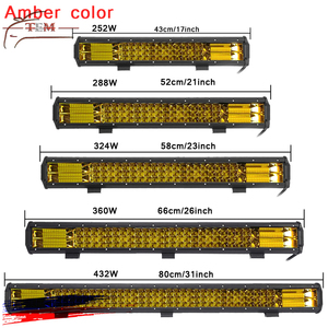Barre lumineuse <span class=keywords><strong>Led</strong></span> pour camion tout-terrain 4x4 barre lumineuse <span class=keywords><strong>LED</strong></span> ambre 120W 180W 240W 4 pouces 52 pouces - Product Image 2