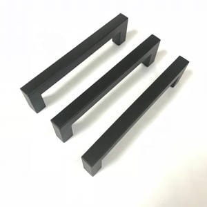亚光黑色整理 12 * 12毫米方形 T 形厨柜橱柜拉手 - Product Image 4