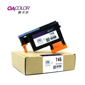 OACOLOR Überholt für HP746 Druckkopf P2V25A Kompatibel für HP Design jet Z6 Z9 Postscript-Drucker