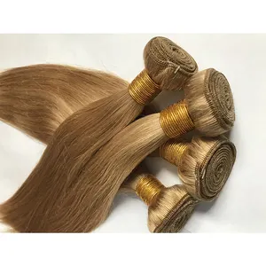 Hot Selling Human Hair Straight Silk Weave 24Inch Extensions