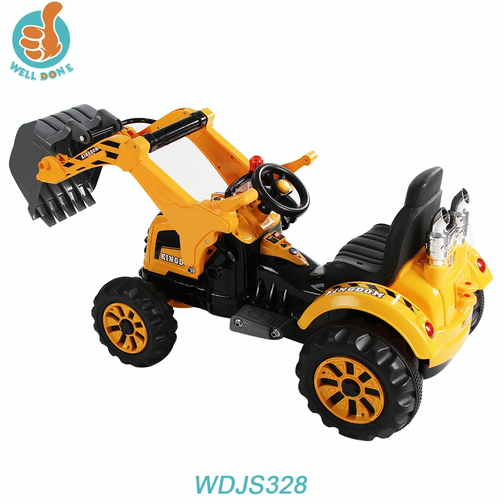 المواد البلاستيكية و PP البلاستيك نوع سيارة كهربائية للأطفال لركوب ، بطارية شاحنة سيارة جرار كهربائي WDJS328B