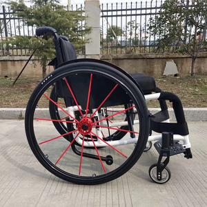 Silla de Ruedas Manual Ligera con Ruedas Grandes de 24 Pulgadas, Accesorios para Silla de Ruedas, Lista de Precios de Sillas de Ruedas de 4 Pulgadas, Alta Calidad, Deporte Activo - Product Image 4