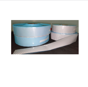 Высокотемпературная стирка высокой видимости, серебристо-серая Светоотражающая пробивная пленка, клейкая лента, термопробивная пленка для одежды - Product Image 5