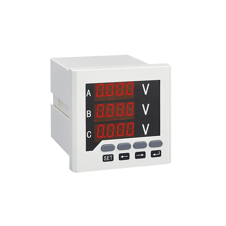LED display three phase digital electrical meter panel ampere meter