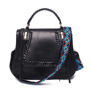 Bolso Bandolera Retro con Solapa de Borlas al por Mayor, Bolso de Mensajero de PU con Correa de <span class=keywords><strong>Guitarra</strong></span>, Bolso de Mano de Moda DOM107582 - Product Image 5