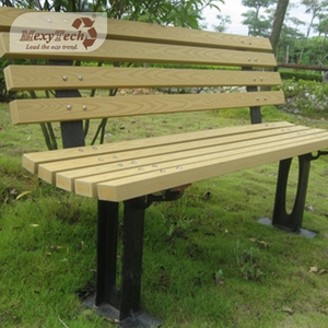 Jardin en bois en plastique dossier <span class=keywords><strong>balcon</strong></span> <span class=keywords><strong>banc</strong></span> cour terrasse ménage wpc <span class=keywords><strong>banc</strong></span> public - Product Image 6