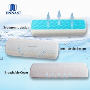 <span class=keywords><strong>Cojín</strong></span> de Soporte para Pies y Piernas de Espuma Viscoelástica con Gel, Forma de Medio Cilindro, Lavable, Impermeable, Venta Directa de Fábrica - Product Image 3