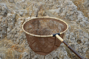 Long manche <span class=keywords><strong>carpe</strong></span> bambou Tenkara pêche épuisette - Product Image 5