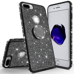 Cover Mobile in TPU morbido di lusso con custodia per telefono con anello diamantato per <span class=keywords><strong>iPhone</strong></span> <span class=keywords><strong>6s</strong></span> plus/5s/6 plus/7/7 plus - Product Image 2