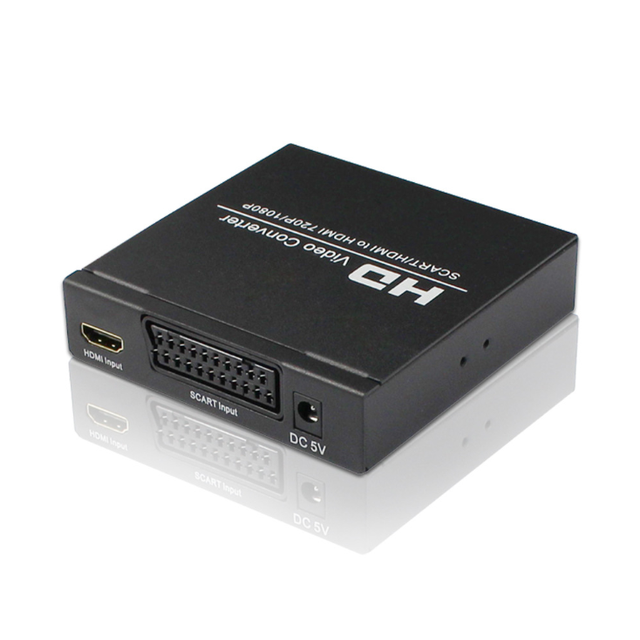 HDMI/Scart to HDMI+coaxial Converter with 3.5mm Interface,Automatically Detect RGB(50/60Hz), Composite Video(NTSC/PAL)