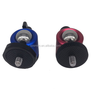 Support de caméra en alliage d'aluminium coloré 14 20 vis, équipement photographique, mini trépied, tête de rotule - Product Image 5